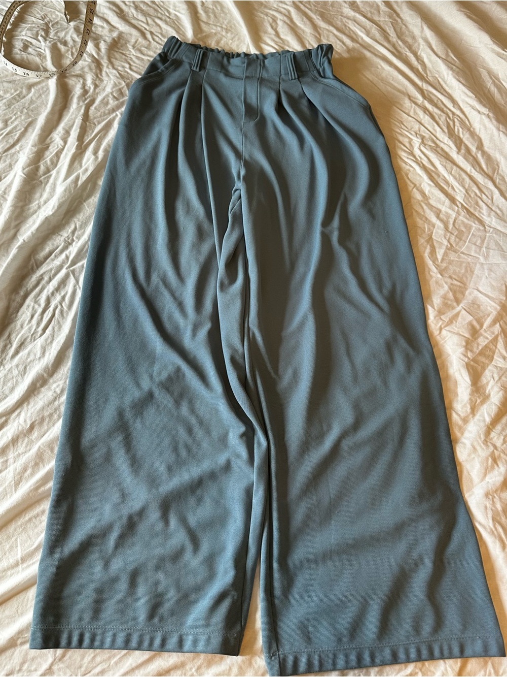 Halara High Waist Wide Leg Pants light Blue Size Medium Tall
GUC